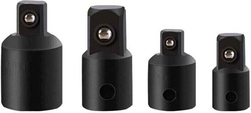 Schlagverstärker, 4-teiliger 1/2-3/8-Zoll-Steckschlüsseladapter und -reduzierer