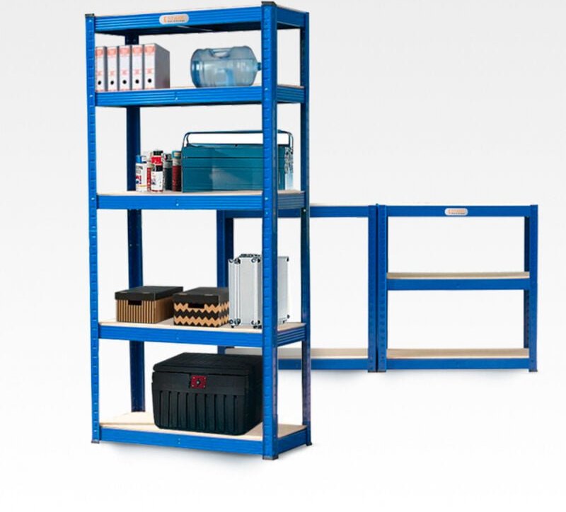 Metallregal mit Böden 160x80x40cm 5 Böden 950 Kg Element L