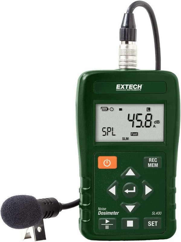 Extech - Schallpegel-Messgerät Datenlogger SL400 30 - 143 dB 20 Hz - 8 kHz usb