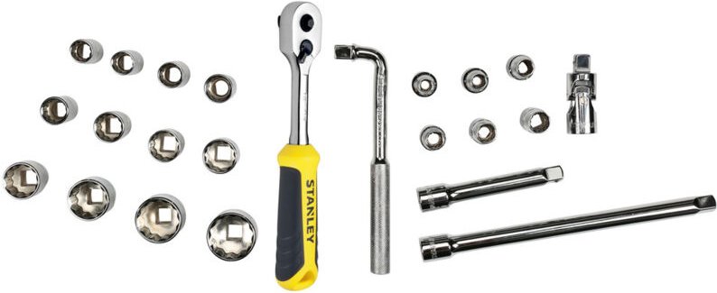 Stanley - Modul 1/2 Steckschlüssel 12-Kant + Zubehör