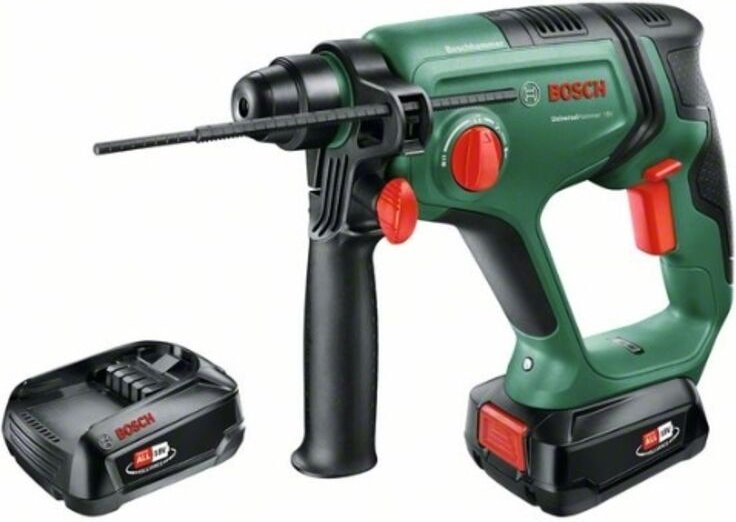 Werkzeug - 18V Akku-Kombihammer, 2x 2,5 Ah Li-Ion Akku, Ladegerät 06039D6003 - Bosch