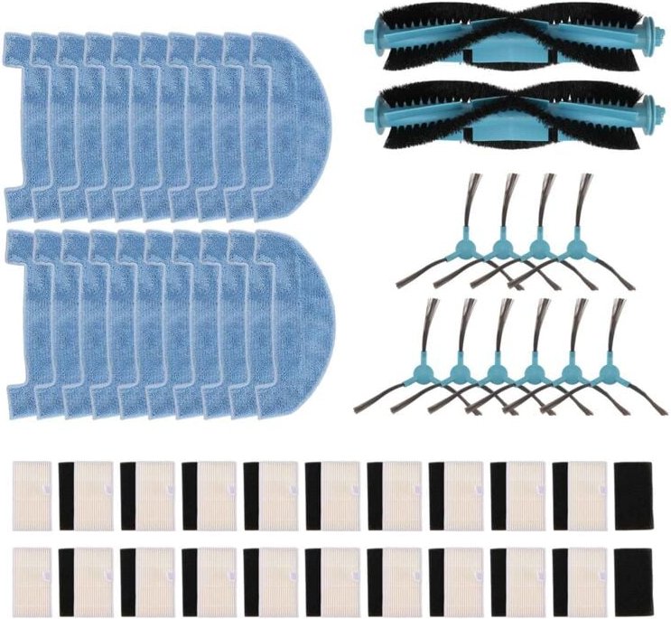 Für D10 Wichtigsten Seite Pinsel Hepa-Filter Mopp Tuch Zubehör Ersatz Ersatzteile