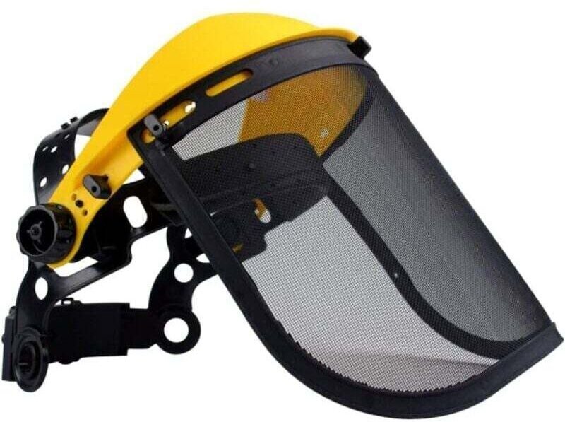 YMYNY Schutzhelm mit Vollnetzvisier für Rodungs- und Baumfällarbeiten