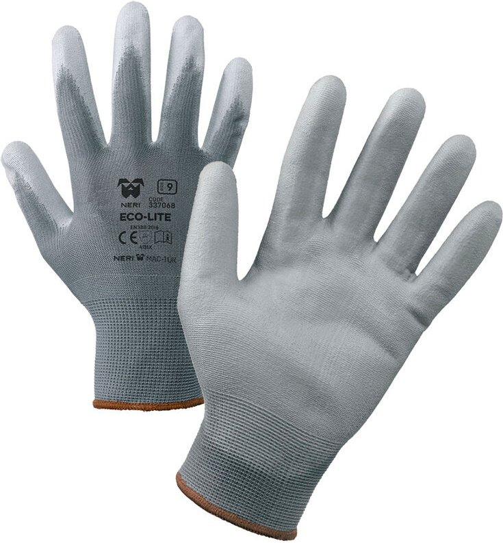 Neri - Eco-Lite graue Schutzhandschuhe - 9 (l) - Grau - Grau