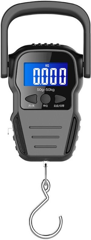 Elektronische Gepäckwaage/Tragbare Digitalwaage/Kofferwaage mit hintergrundbeleuchtetem LCD-Display für Reisen, Angeln u...