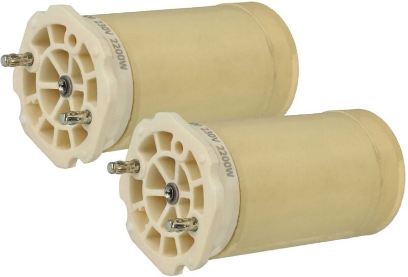 vhbw 2x Heizelement Ersatz für Typ 22 für Heißluftschweißpistole - 2200 W, Keramik Heizkern, 4,45 x 6,65 cm