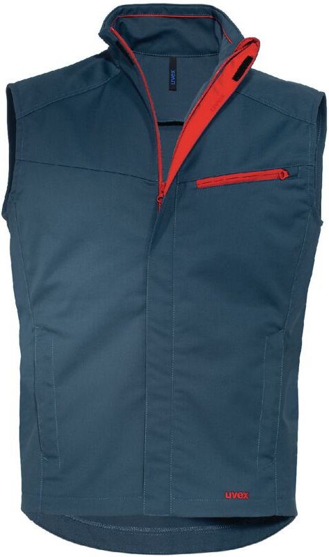 Uvex Suxxeed Herren-Arbeitsweste - Dunkelblaue Männer-Weste - Viele Taschen: 4XL