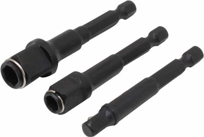 Satra - set of-Adapter für 1/4', 3/8', 1/2' Bits und Steckschlüsseleinsätze, vielseitiges Werkzeug, ermöglicht die Verwe...