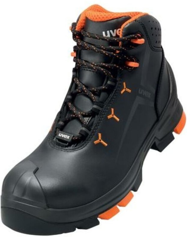 Uvex Sicherheitsstiefel S3 SRC uvex 2 aus Leder, uvex xenova Kunststoffkappe, Weite 14, Größe 35