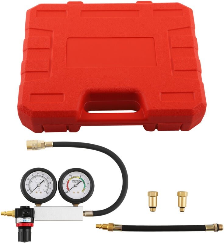 Druckverlust Leck Tester Undichtigkeiten Prüfen Ventile Kolbenringe Kopfdichtun