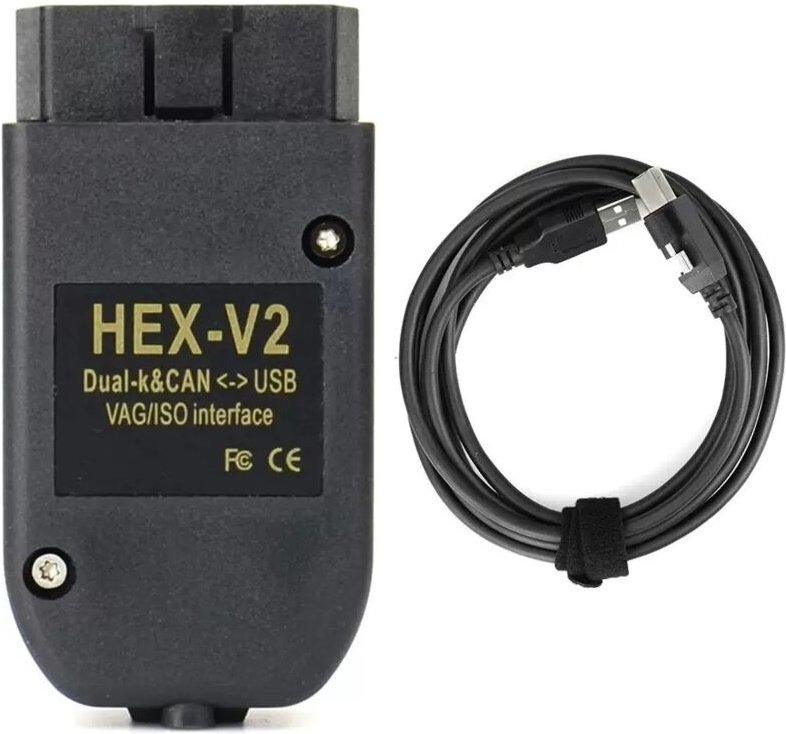 VCDS HEX-V2 Diagnose-Interface für Audi, Volkswagen, Seat, Skoda – Komplettes Diagnose- und Programmiersystem mit Alovez
