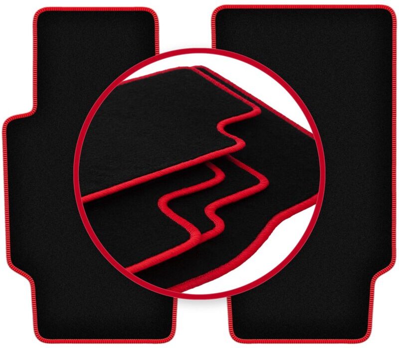 CARLUX-RED Autofußmatten für: BMW Z8 0 (2000-2003)