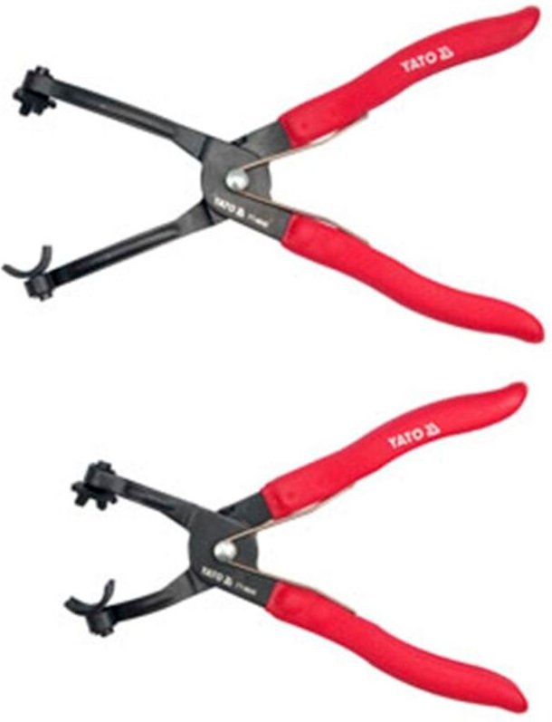 Yato szczypce do opasek i przewodów gumowych 2szt. 0645
