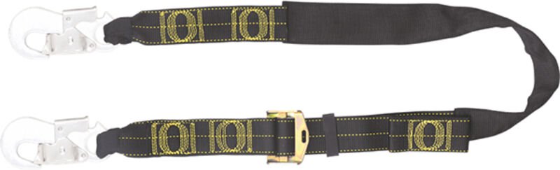 Verstellbares Sicherungsband aus wasserabweisendem Gurtband mit Karabinern – 2 m - FA4090720