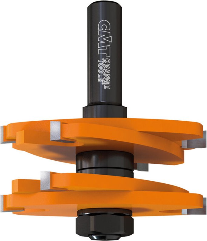 800.628.11 SATZ MIT 6 SCHEIBENFRÄSERN ZAPFEN/VERBINDUNG HW Z2 S12.7 D=75x44.5 RH