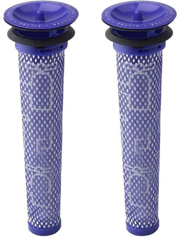 Packung mit 2 Ersatz-Vorfiltern für Dyson DC59, DC62, DC74, V6, V7, V8.