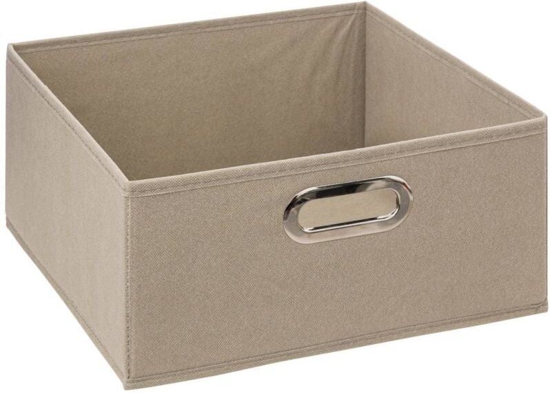Textil Aufbewahrungsbox Kleiderbox 31 x 15 cm grau