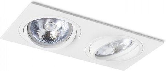 Faretto PASADENA G53 SQ II bianco 12V G53 2x50W