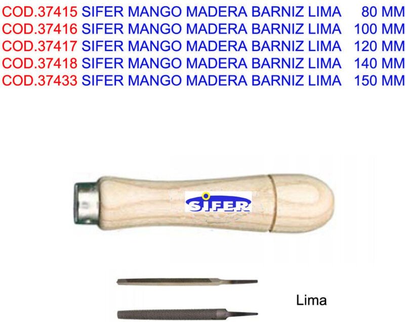 Holzgriff Limettenlack 140 mm - Sifer