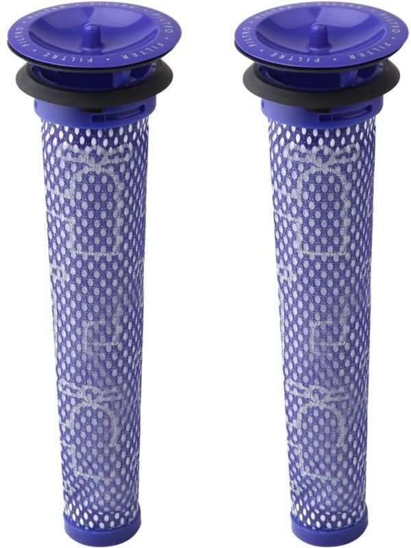 2er-Pack Ersatz-Vorfilter für Dyson Staubsauger DC58, DC59, V6, V7 und V8. Ersatzteilnummer 965661-01. 3 Filter.