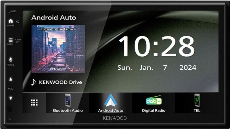 Kenwood DMX6523DABS Auto-Multimedia-Empfänger Schwarz Wifi Bluetooth