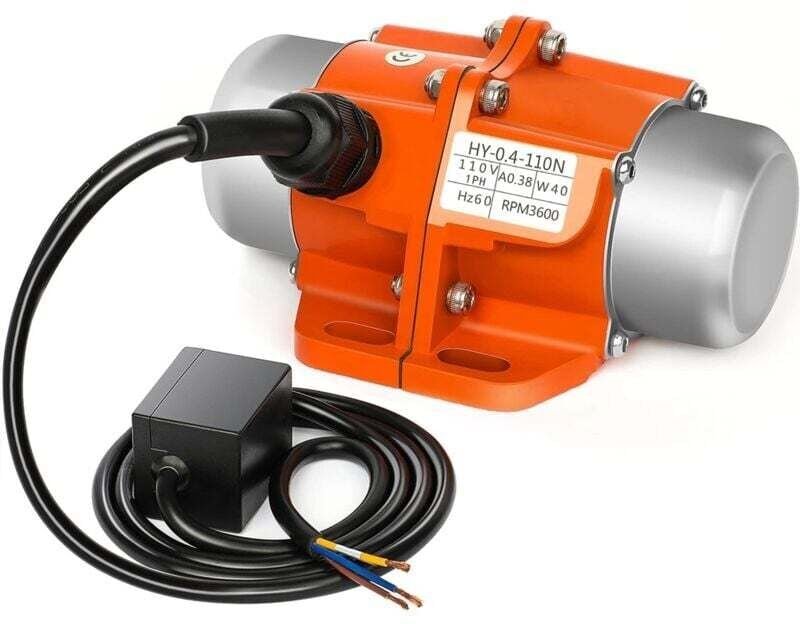 40-W-Einphasen-Vibrationsmotor (110 V), 3600 U/min, Aluminiumlegierung, für Betontische