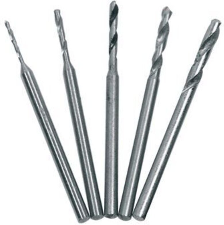 Beutel mit 10 HSS-Bohrern - Ø 2,1 mm MAXICRAFT