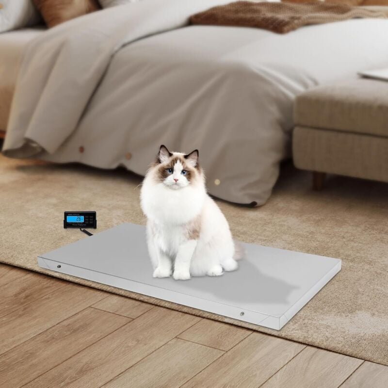 Bodenwaage Paketwaage Veterinärwaage 300KG Tierwaage Hundewaage Plattformwaage Katzenwaage FüR Haustier Kind Zuhause Sch...