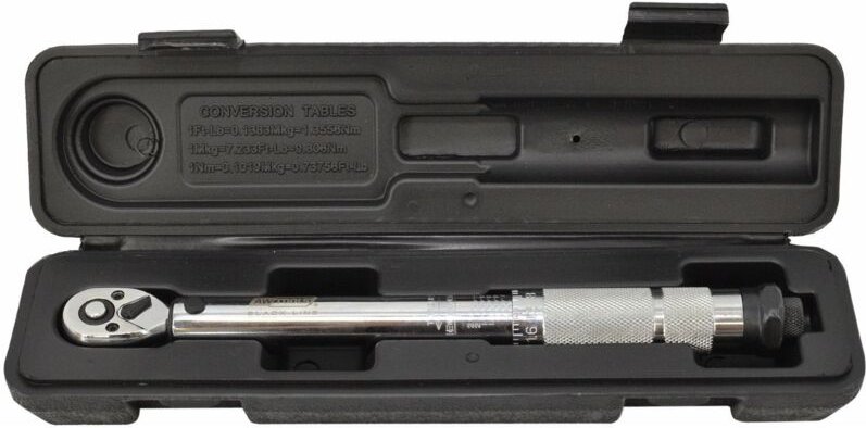 AWTOOLS Drehmomentschlüssel 1/4" 5-25 Nm Black Line