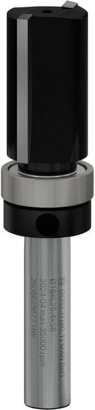 Bosch pro Bündigfräser mit obenliegendem Führungskugellager ø 16 x l 25,4 Schaft 8 mm - 2608629677
