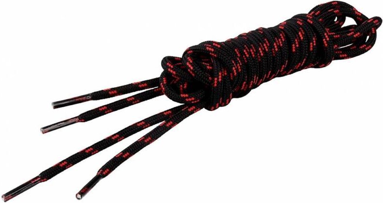Hase Schnürsenkel für Bannwald und Touring, sw/rot 200 cm