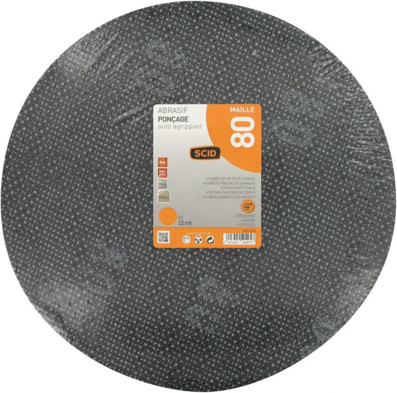 Auto-Klettscheibe ø 225 mm 80 3