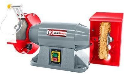 Schleifbock Mit Schleifscheibe Und Drahtscheibe Holzmann Dsm200ds 230v