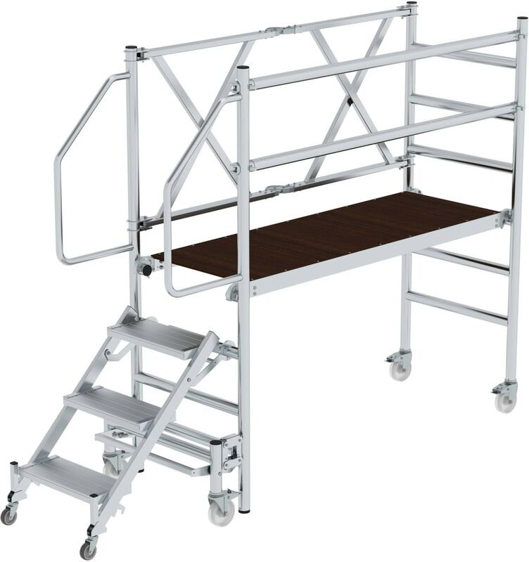 MUNK Montageplattform mit Treppenzustieg 3m AH