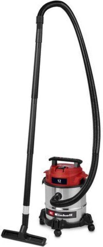 Thumbnail - Einhell Nass-Trockensauger TC-VC 1240 S (950 W, 180 mbar, 4 Lenkrollen, 12 L Behälter, inkl. Fugen- & Kombidüse, Schaums...