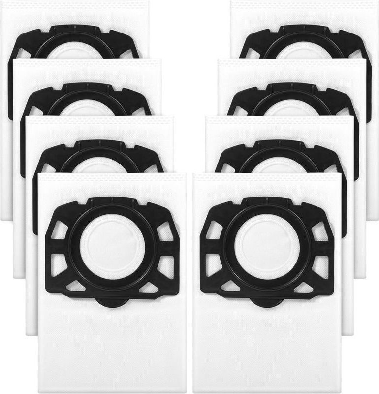 8er-Pack Staubsaugerbeutel für Kärcher WD4, WD5, WD6, MV4, MV5, MV6 – 5-lagige Mikrofaser, strapazierfähige Vliesbeutel
