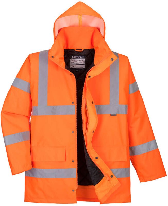 Hi-vis Verkehrsparka Farbe: Orange Größe XL - Portwest