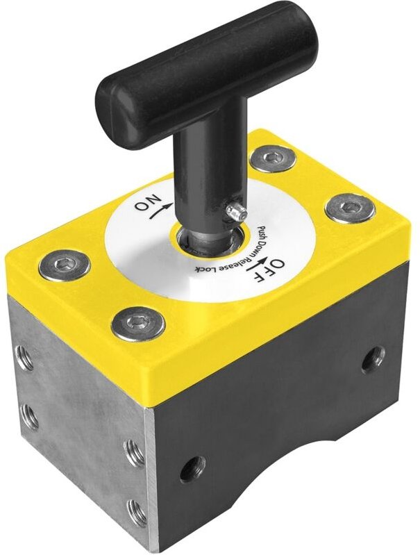 ELMAG Magnet-Anschlagblock MS 1000 lxbxh 108x72x147mm, Haltekraft 450 kg, ON/OFF schaltbar