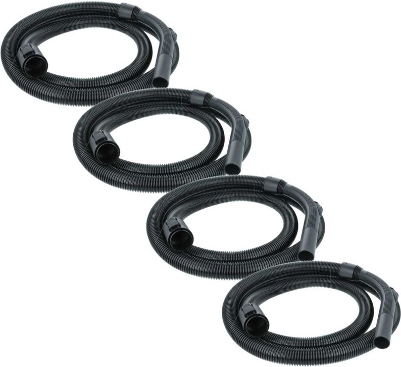 vhbw 4x Ersatz Schlauch kompatibel mit Kärcher WD 3.200 EU-I (1.629-600.0) Staubsauger - 3,5 m, Handgriff, 35 mm Rundans...