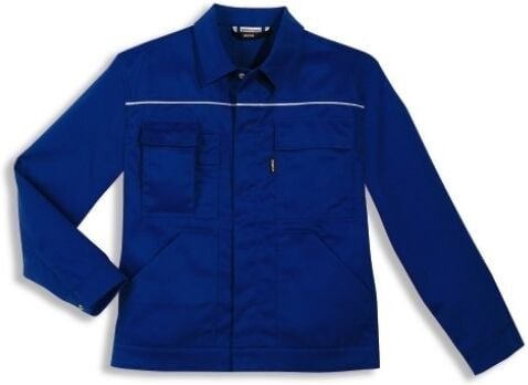 Uvex 8839 Herren-Arbeitsjacke - Blaue Männer-Bundjacke - Mit Golffalten und verstellbaren Armbündchen: 106/110