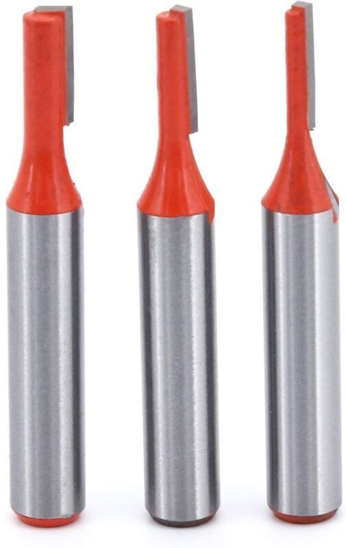 3 Stück 8-mm-Nutfräser (metrisch), einschneidiger Nutfräser für Holz.