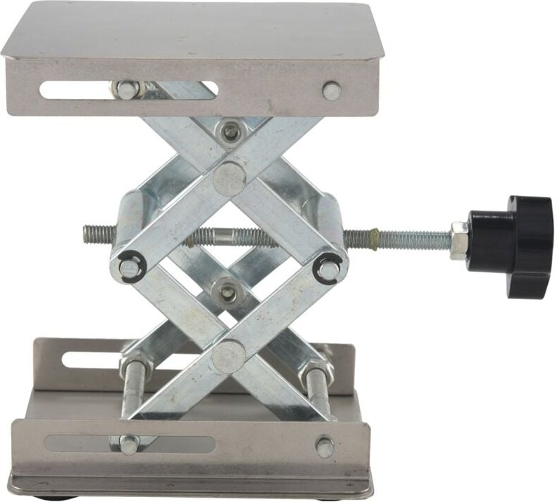 Tlily - Wissenschaftlicher Laborheber, 100 x 100 mm, Stahlständer, Tischscheren-Laborheber für Experimente