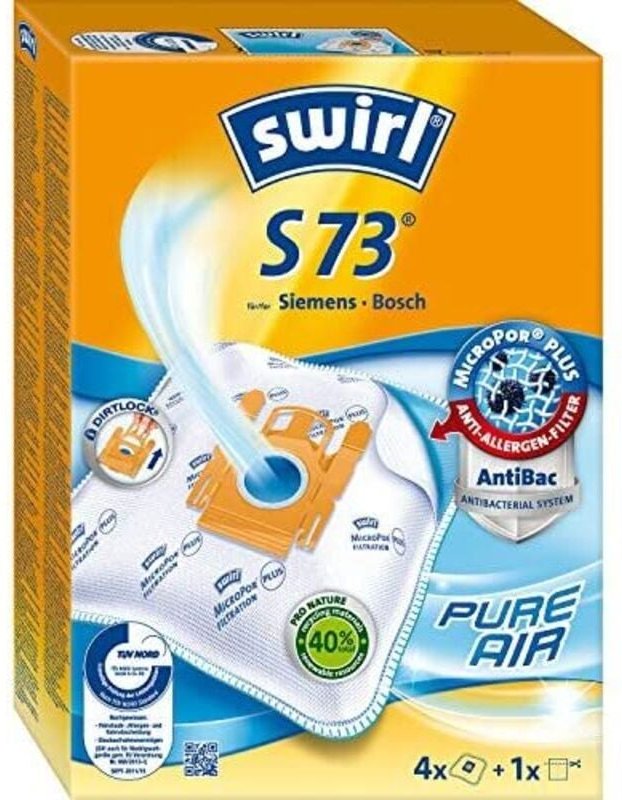 S73 Airspace Staubsaugerbeutel 4 St. - Swirl