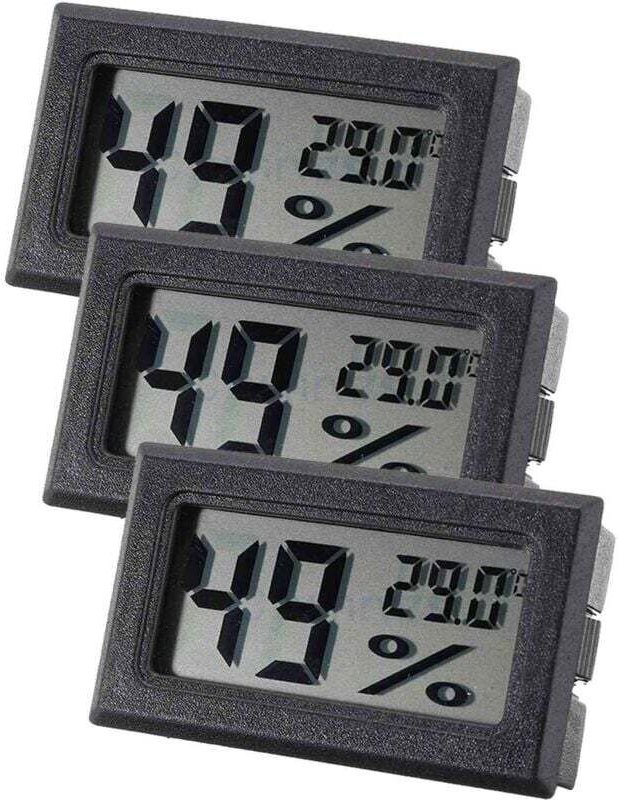 Integriertes digitales Thermometer und Hygrometer, Mini-Elektronikgerät für Tiergehege. Präzise und kompakt.