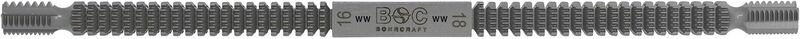 Bohrcraft - Gewindefeile whitworth W3/16 - W3/4 universal, Innen- und Außengewinde