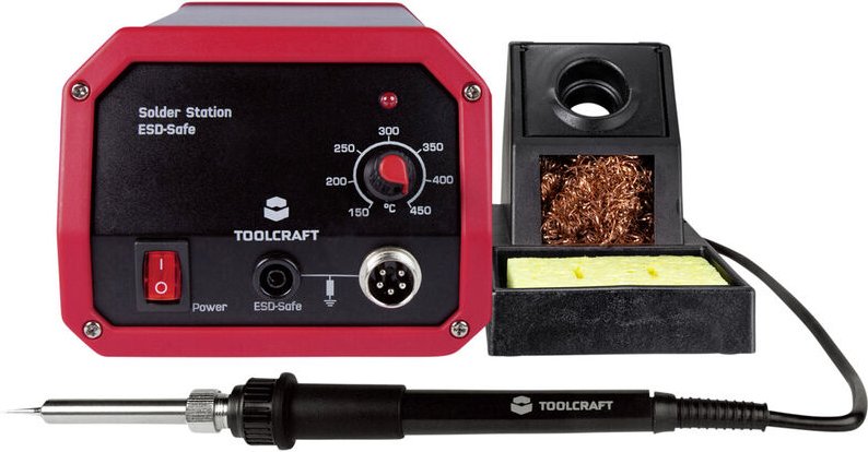 Toolcraft - ST-50A Lötstation analog 50 w 150 - 450 °c inkl. Lötspitze