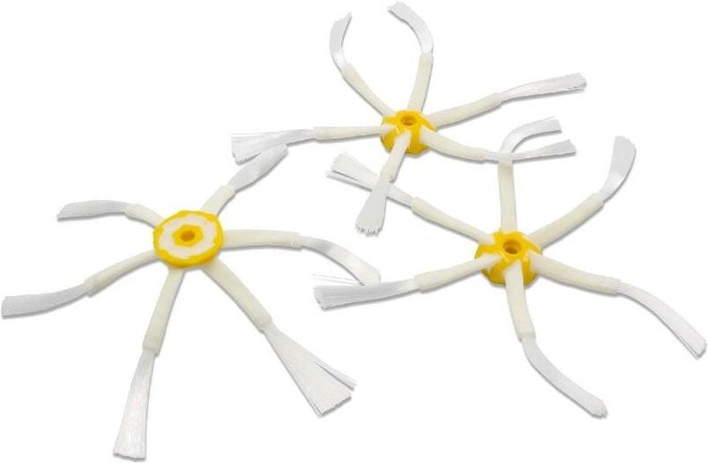 Vhbw - 3x Seitenbürste kompatibel mit iRobot Roomba 555, 560, 534, 551, 535, 561, 540, 550 Saugroboter - Reinigungsbürst...