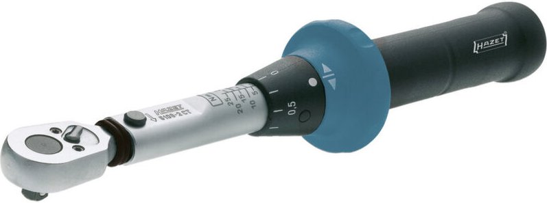 Hazet - Drehmomentschlüssel, Drehmomentbereich min-max: 2.5 - 25 Nm, 5108-2CT