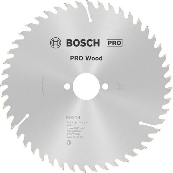 Pro Holz KSB,190x2.6x30mm,T48 - 2608640617 - Bosch
