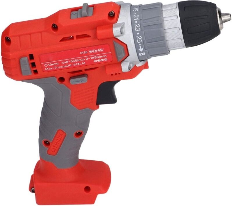 Handbohrmaschine, leistungsstarkes 36V Akku-Bohrmaschinen-Set mit einstellbarem Drehmoment für den Heim- und Industrieei...